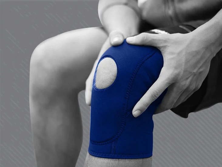 Knee joint support brace