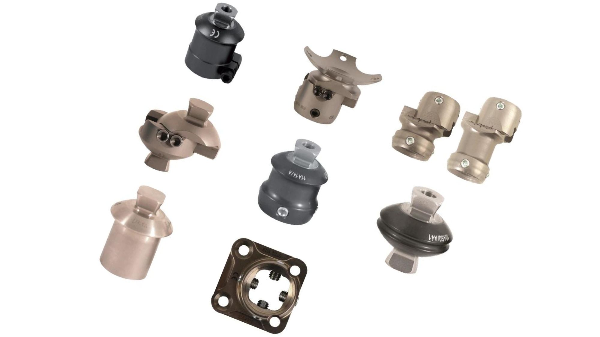 Prosthetic adapters and locking components
